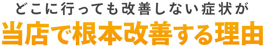 施術の特徴見出し